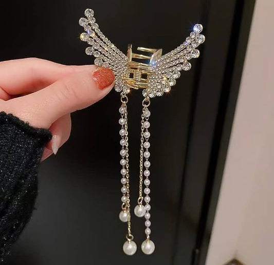 Beautiful Korean Butterfly Hair Claw Clip | Small