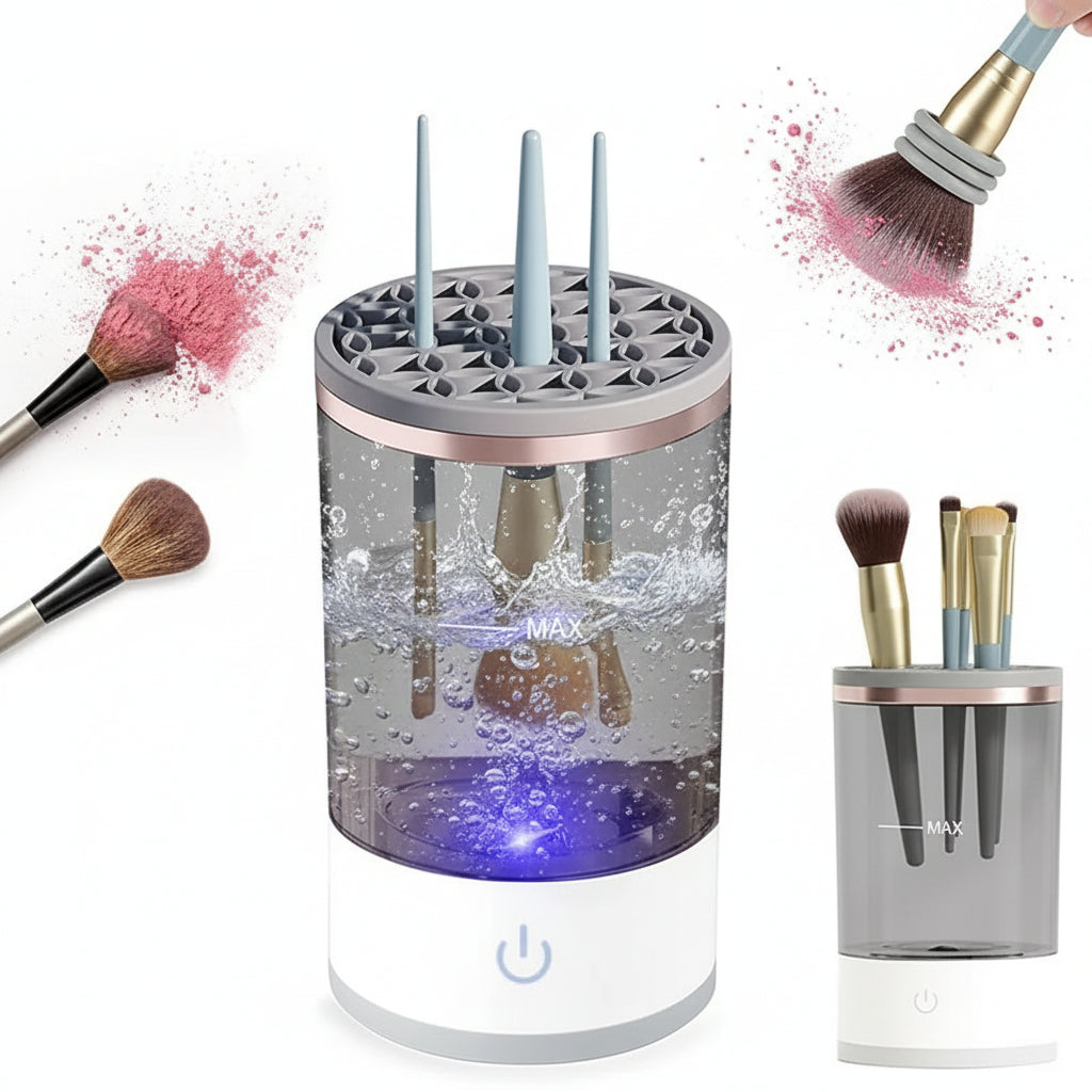 3 In 1 Electric Makeup Brush Cleaner | Automatic Make Up Brush Cleaner