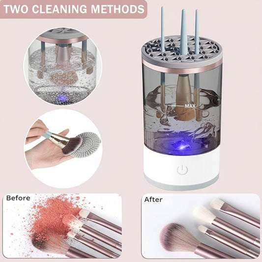 3 In 1 Electric Makeup Brush Cleaner | Automatic Make Up Brush Cleaner