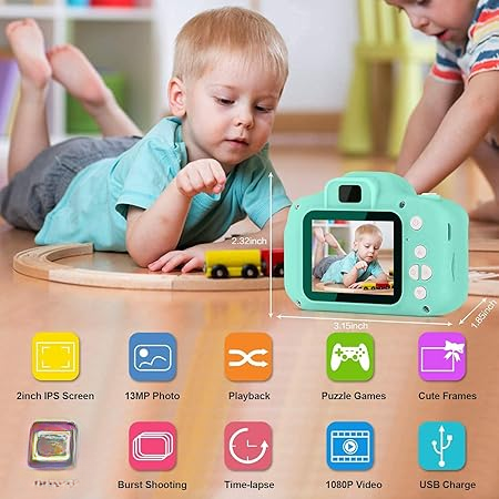 Children Mini Digital Camera | Take Videos - Pictures - (Random Color)
