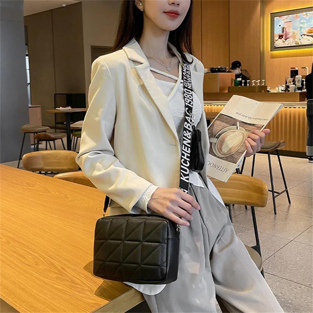 Girls Cross-Body Bag | PU Leather Cross-Body Bag | 2 Pcs Set