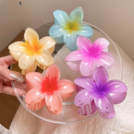 Large Flower Hair Clip | Hair Clip For Women | 1 Piece Hair Clip (Random Color)