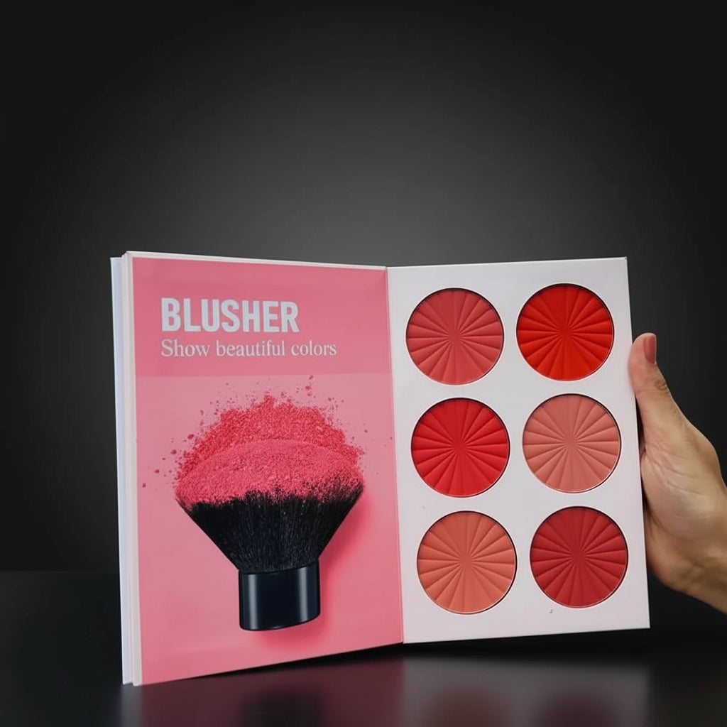 All In One Professional Makeup Palette Book | Complete 4 In 1 Beauty Kit