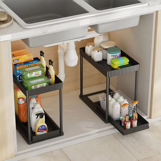 Multi-Functional Kitchen Shelf | Waterproof & Strong Load-Bearing | Random Colour