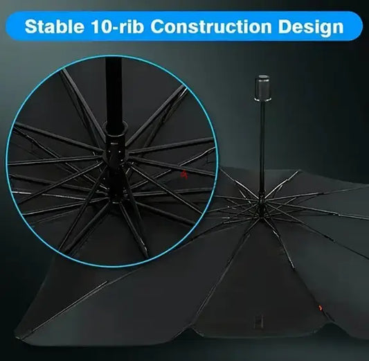 Premium Car Windshield Sun Shade Umbrella | Foldable UV Reflector & Heat Insulation Cover