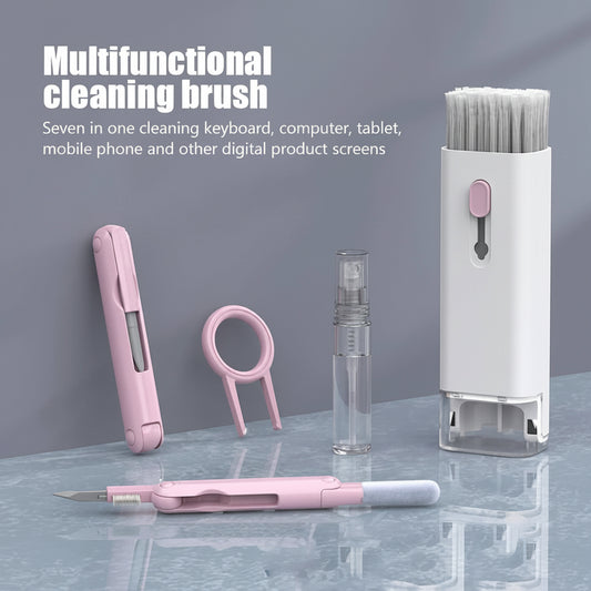 Keyboard Cleaning Kit | 7-in-1 Brush Kit | Earphone Cleaning | Pen & Keycap Puller Tool Set