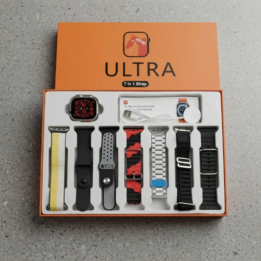 7 In 1 Ultra Smart Watch | Premium Quality | 7 Colour Strips
