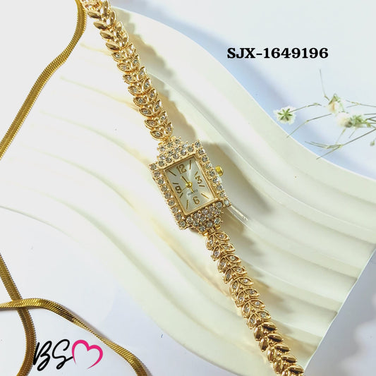 Elegance Imported Korean Shape Trending Leaf Watch for Women