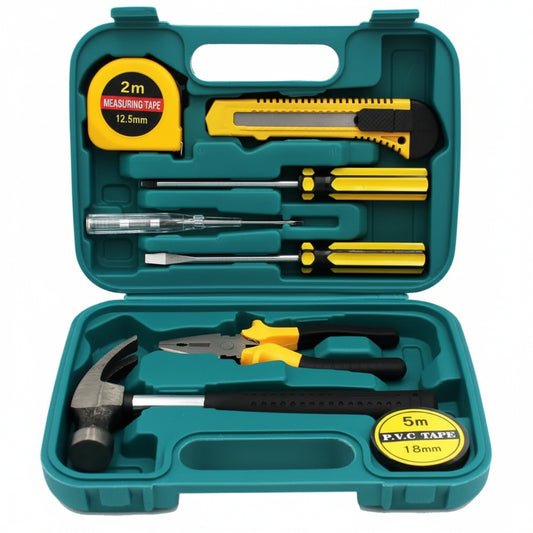 8 Pcs Professional Toolset With Storage Box - Tool Set Designed For Hardware Maintenance