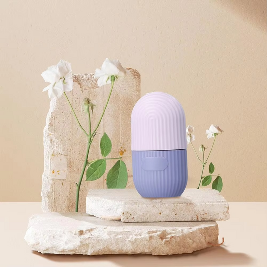 Silicone Ice Roller With Box - Designed For Facial Skin Care(Random Color)