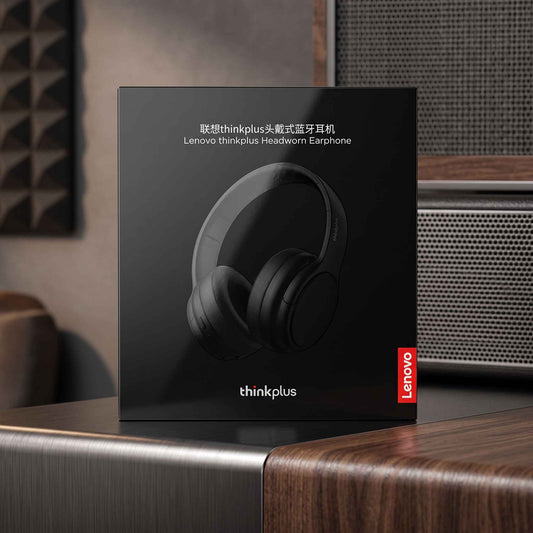 Lenovo Think Plus Wireless HeadSet | Cushion Earcups For Music Gaming and Clear Calls