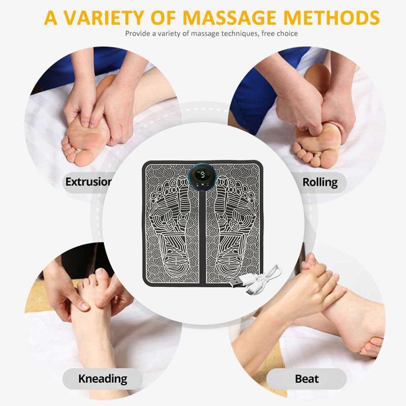 Foot Massager | Electric Foot Mat | Blood Circulation Health Care Pad (Without Box)