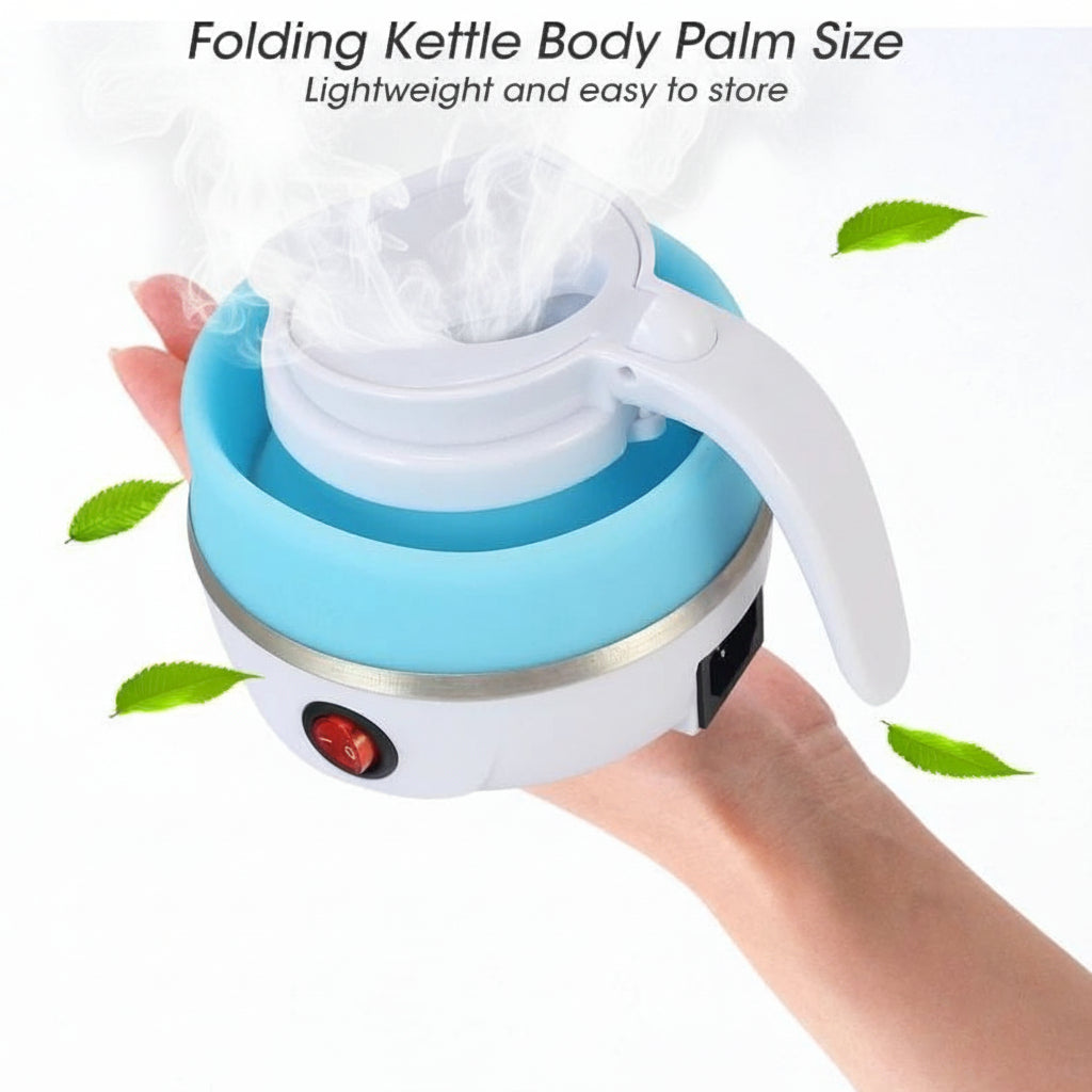 Foldable Electric Kettle | Fast Water Boiling 600 ML (Random Color)