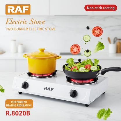 Premium Brand RAF Coil Hotplate Stove | Electric Hot Plate Double Electric Stove