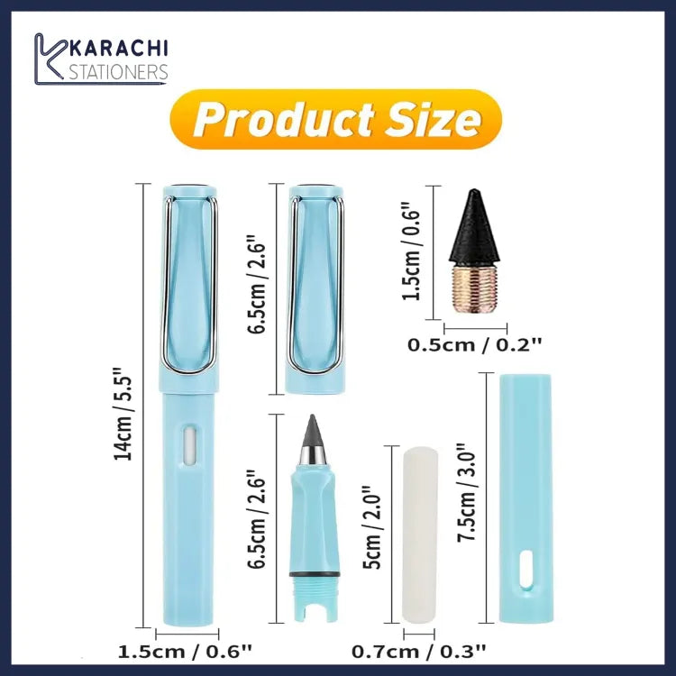 New Writing Pencil | Inkless Pencil (Random Color) | 1 Piece