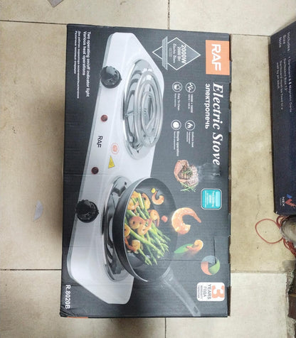 Premium Brand RAF Coil Hotplate Stove | Electric Hot Plate Double Electric Stove