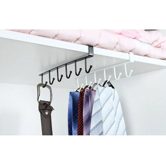 10 Hooks For Mug,Cup & Utensils Hanging | KItchen Towel & Mug Hanger (Random Colour)
