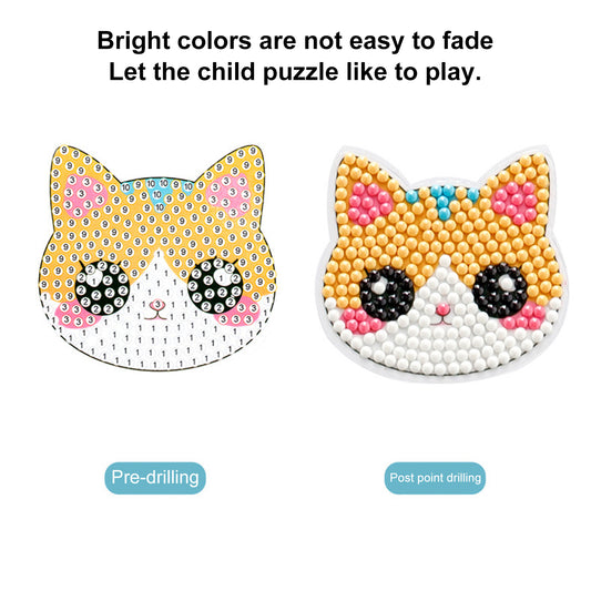 Diamond Painting Sticker Kit For Kids | Random Designs