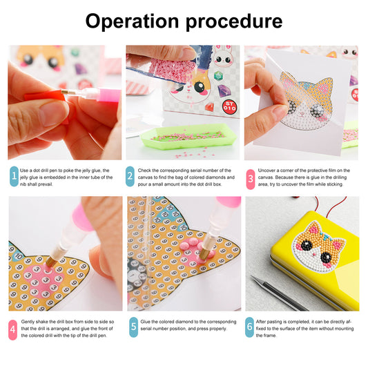 Diamond Painting Sticker Kit For Kids | Random Designs