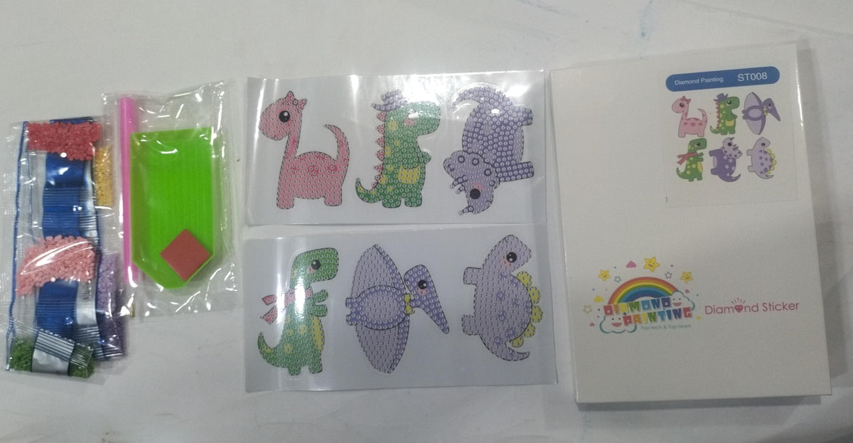 Diamond Painting Sticker Kit For Kids | Random Designs