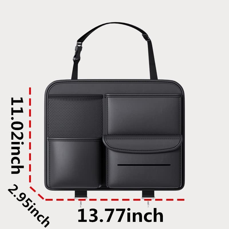 Multifunction Small Objects Car seat Organizer | Premium PU Car Organizer | Car Accessories