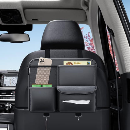 Multifunction Small Objects Car seat Organizer | Premium PU Car Organizer | Car Accessories