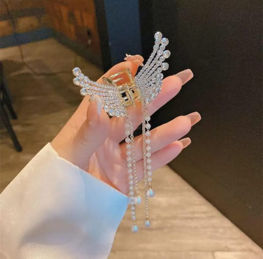 Beautiful Korean Butterfly Hair Claw Clip | Small