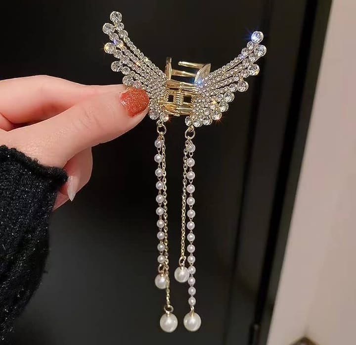 Beautiful Korean Butterfly Hair Claw Clip | Small