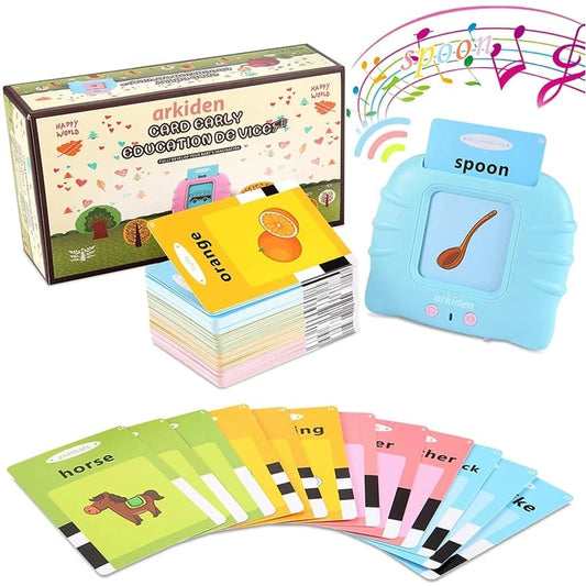 Audible Flash Cards Reading Machine for Kids | English Learning(Random Color )