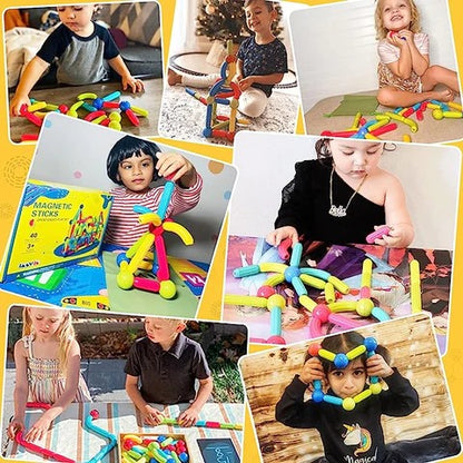 25 pcs Magnetic Blocks Toy | Educational And Fun Magnetic Toy for Kids