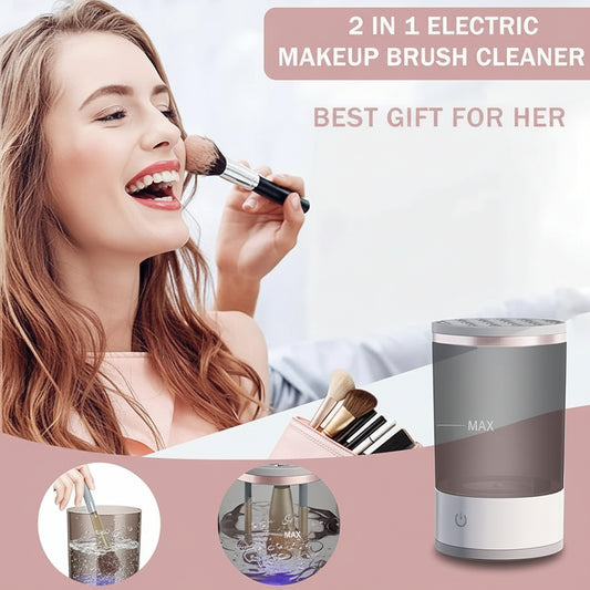 3 In 1 Electric Makeup Brush Cleaner | Automatic Make Up Brush Cleaner