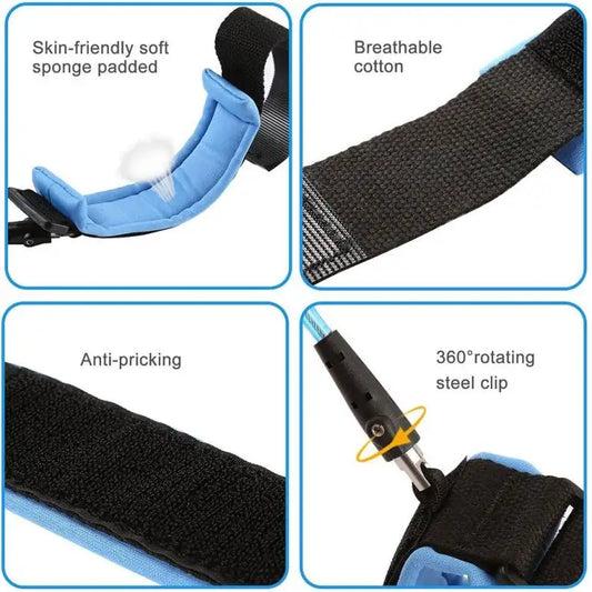 Wrist Link - Child lock | Child Safety Harness Strap Hand belt (Random Color)