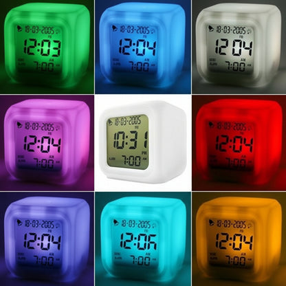 LED Digital Clock - 7 Color | Night Light For Kids | Desk Clock