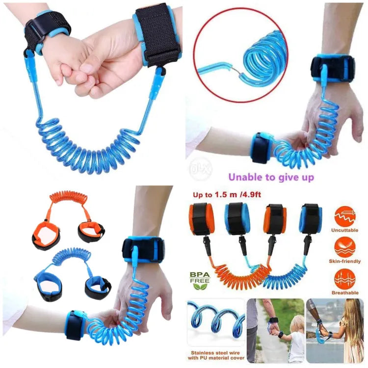 Wrist Link - Child lock | Child Safety Harness Strap Hand belt (Random Color)