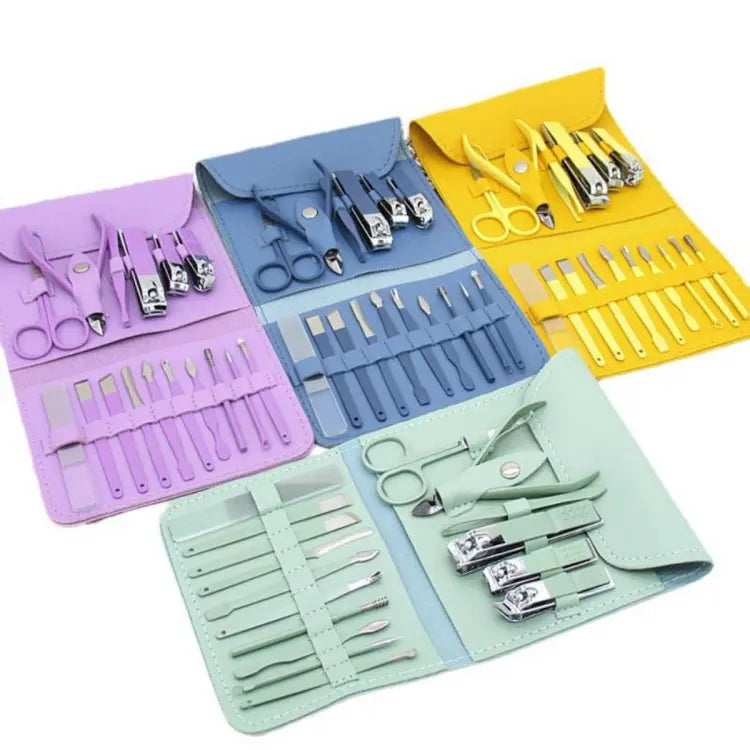 16 in 1 Nail Kit | Manicure & Pedicure Tools Kit (Random Color)