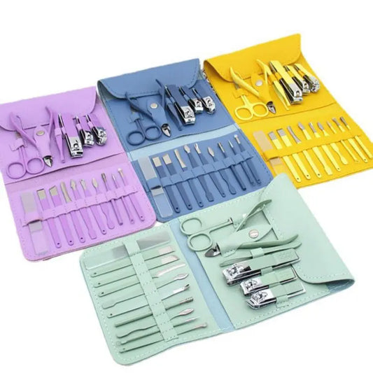 16 in 1 Nail Kit | Manicure & Pedicure Tools Kit (Random Color)