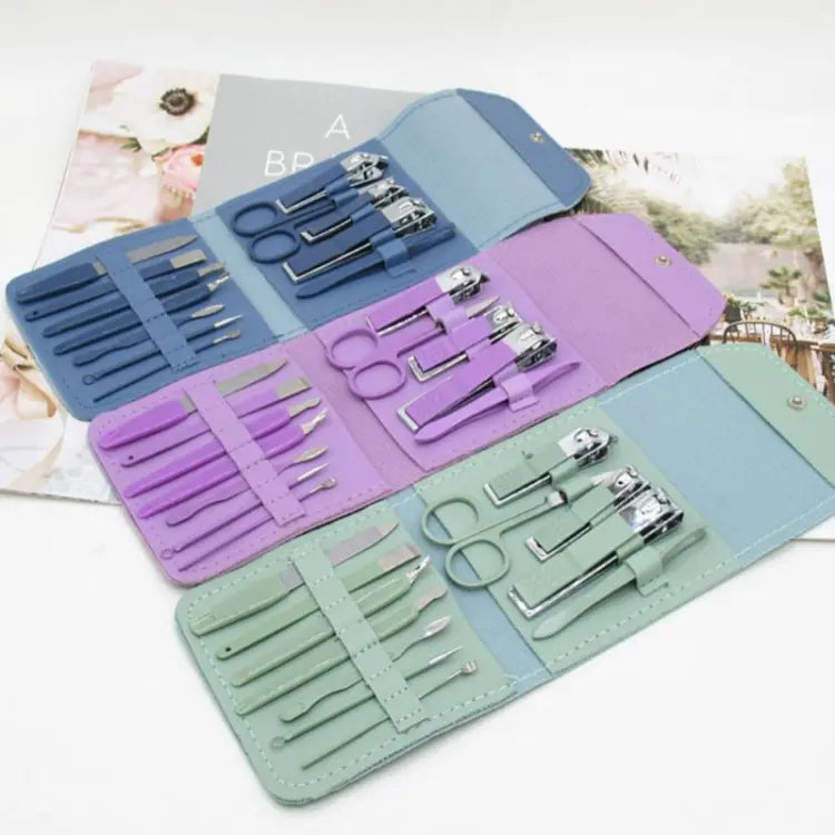 16 in 1 Nail Kit | Manicure & Pedicure Tools Kit (Random Color)