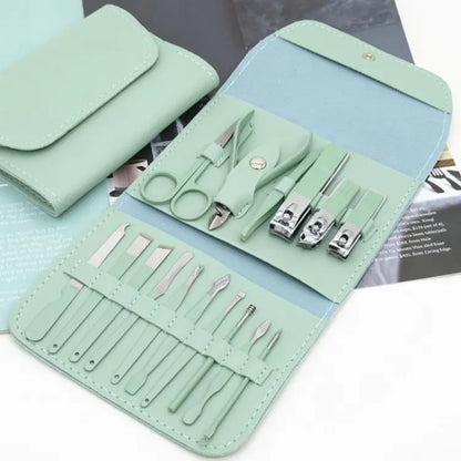 16 in 1 Nail Kit | Manicure & Pedicure Tools Kit (Random Color)