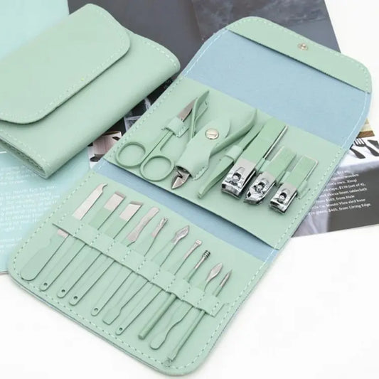 16 in 1 Nail Kit | Manicure & Pedicure Tools Kit (Random Color)