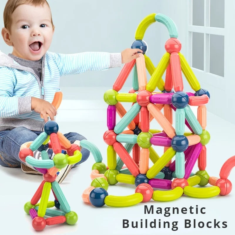 25 pcs Magnetic Blocks Toy | Educational And Fun Magnetic Toy for Kids