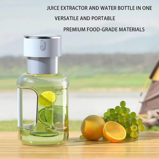 1600ml Portable Electric Rechargeable Cordless Barrel Juicer (Random Color)