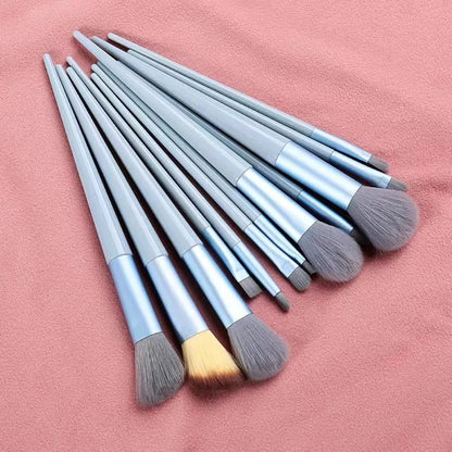 13 Pcs Makeup Brush Set | Soft Bristles | Elegant Velvet Storage Bag Included