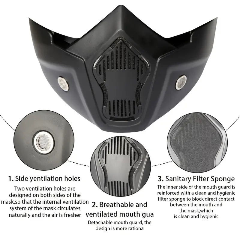 Motorcycle Goggles with Removable Full Face Mask (Random Glass Shade)
