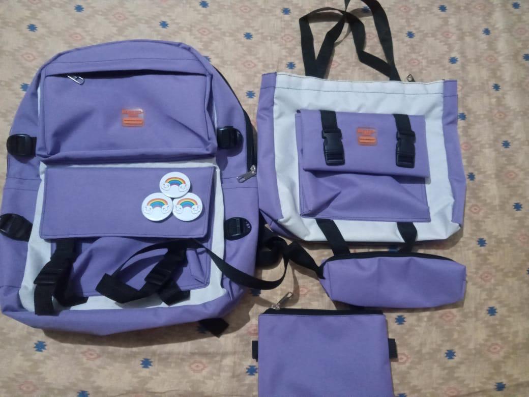 4-Piece School Bag Set | Stylish & Practical New Arrival | 4 Colours Available