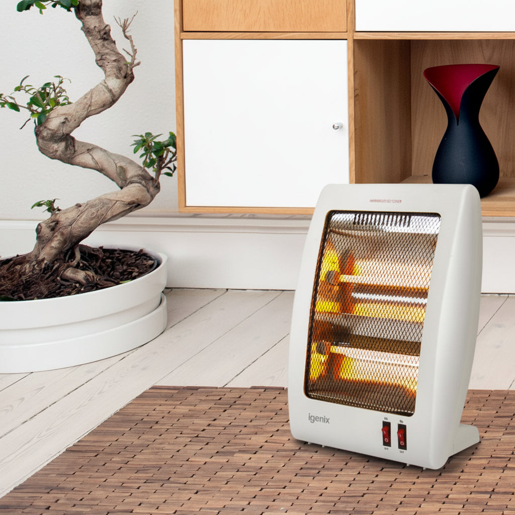 Electric Quartz 800W 2 Rod Electric Heater (HS-312)
