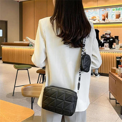 Girls Cross-Body Bag | PU Leather Cross-Body Bag | 2 Pcs Set