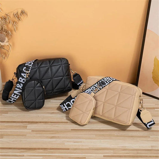 Girls Cross-Body Bag | PU Leather Cross-Body Bag | 2 Pcs Set