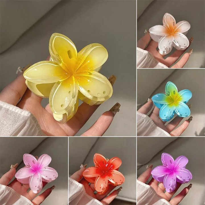 Large Flower Hair Clip | Hair Clip For Women | 1 Piece Hair Clip (Random Color)