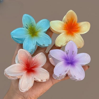 Large Flower Hair Clip | Hair Clip For Women | 1 Piece Hair Clip (Random Color)