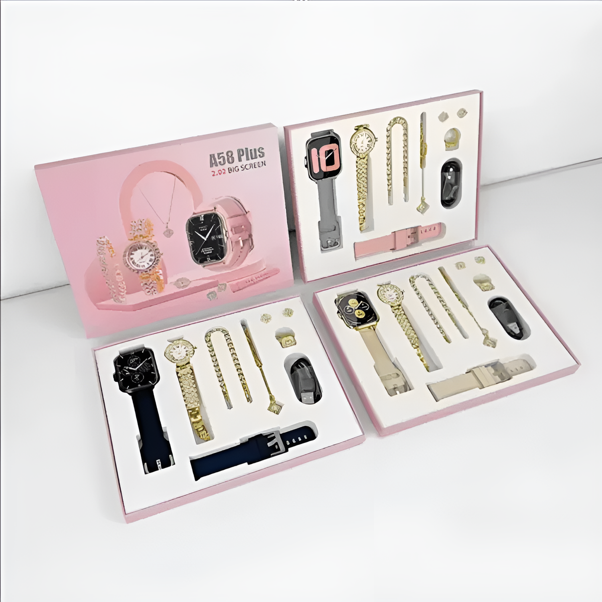 A58 Plus 6 in 1 - Smartwatch For Women | Best Quality Smart Watch | Perfect For Gift